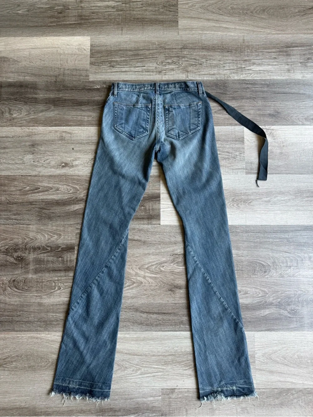 Women’s size 25 OLMAR MIRTA x DRKSHDW x Rick Owens Dustulator Sprial  Cut jeans.